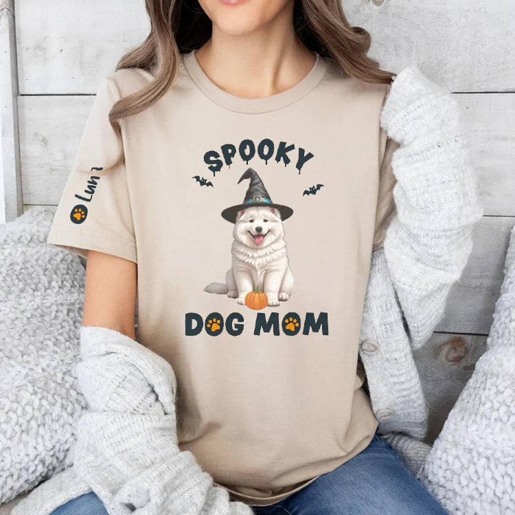 Halloween Dog Mom Dog Dad Custom Pet Printing Shirt Hoodie Sweatshirt