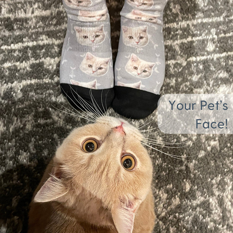 Custom Pet Photo Socks Personalized Pet Socks