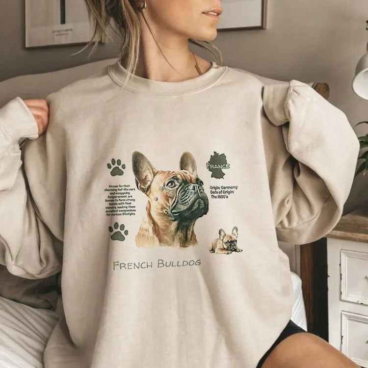 Personalized Vintage Inspired Dog Pet Photo T-shirt Sweatshirt Hoodie, Dog Pet Lover Gift