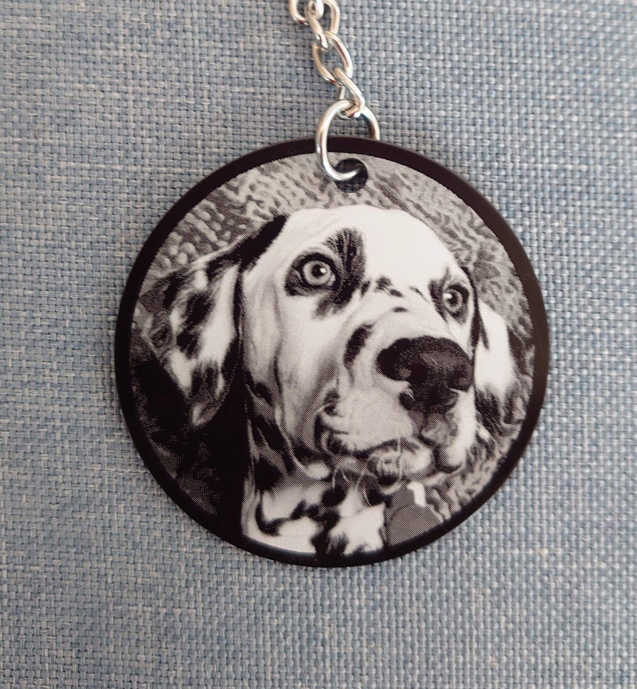 Quality Laser Engrave Metal Personalized Pet Keyring