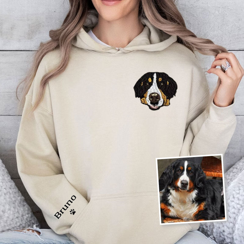 Custom Pet Face and Pet name Sweatshirt