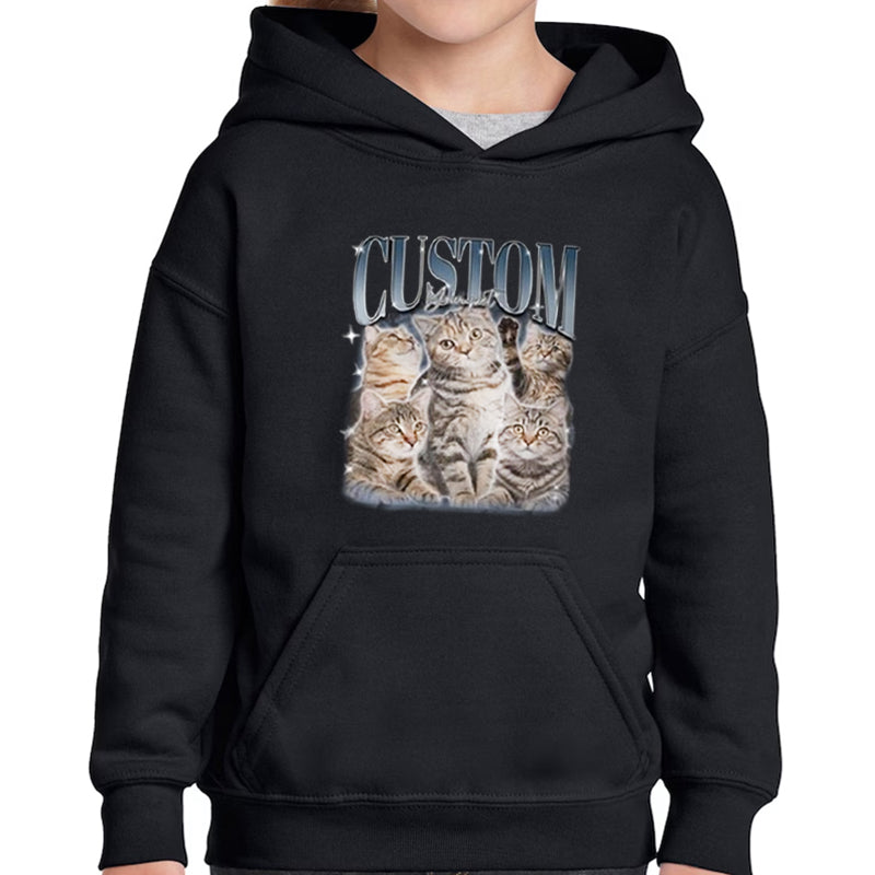 Custom Printing Vintage Hip Hop Vintage Pet Sweatshirt T-shirt For Kid Children