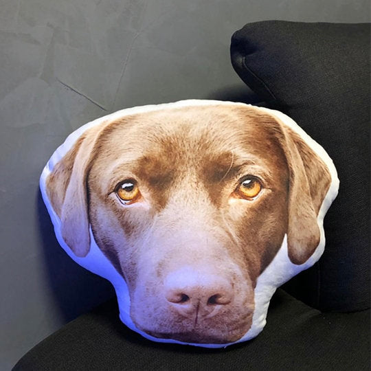 Custom Dog Face Pillow, Custom Shaped Pillow, Photo Pillow Personalized Cat Dog Cushion