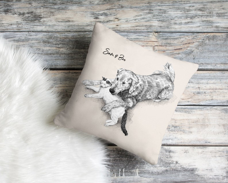 Custom Dog Pillow Personalized Dog Pillow