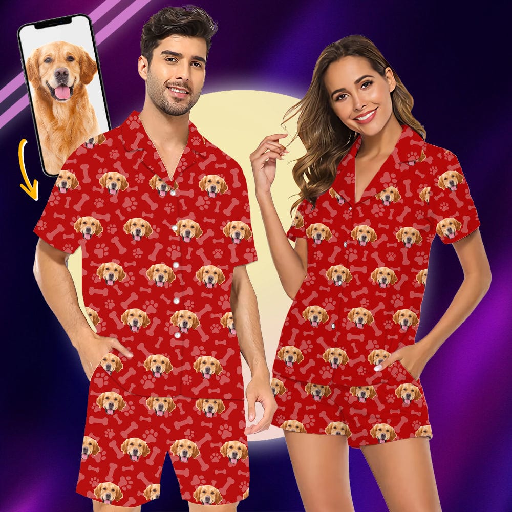 Custom Photo Dog Cat Short Pajamas