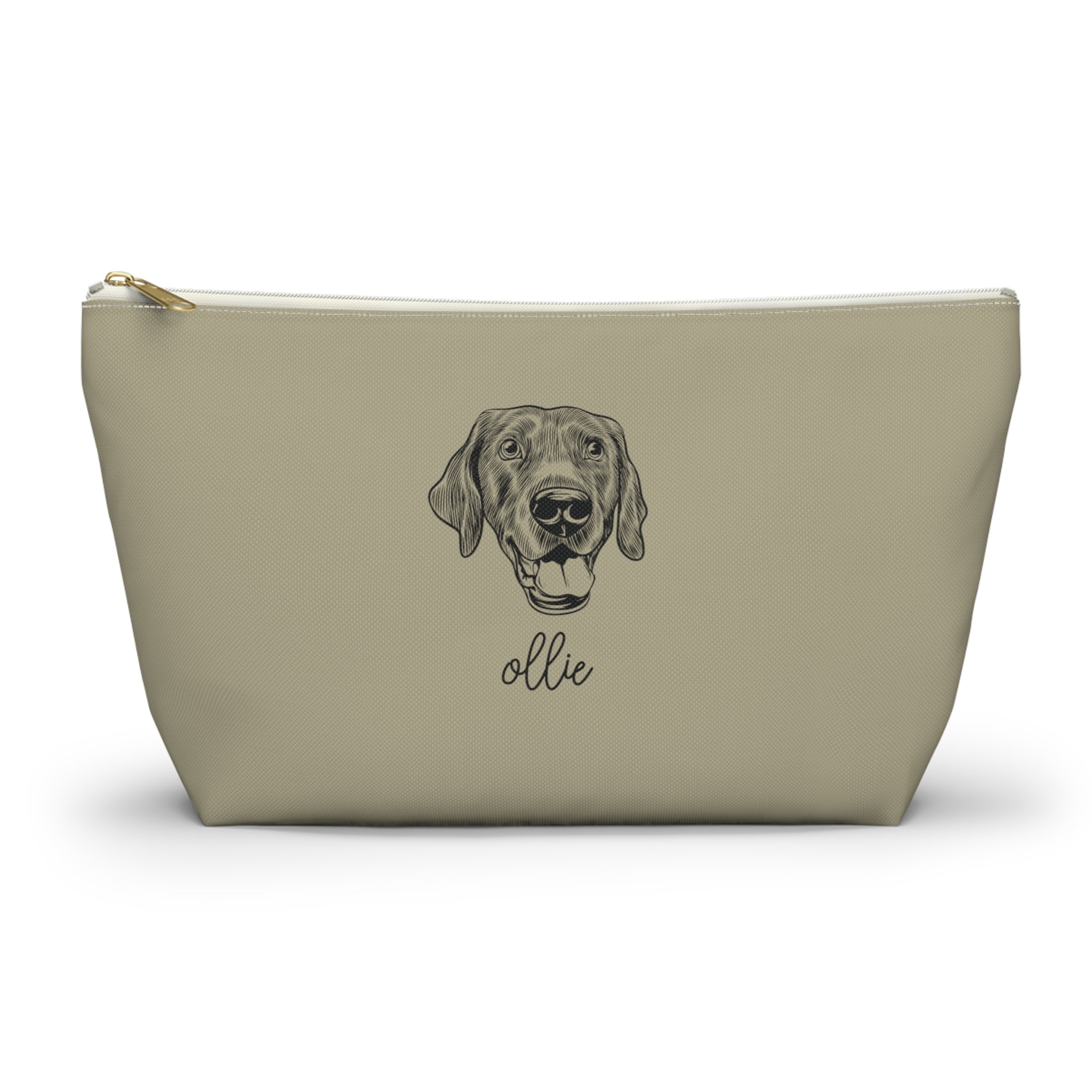 Custom Pet Portrait Printing Travel Pouch