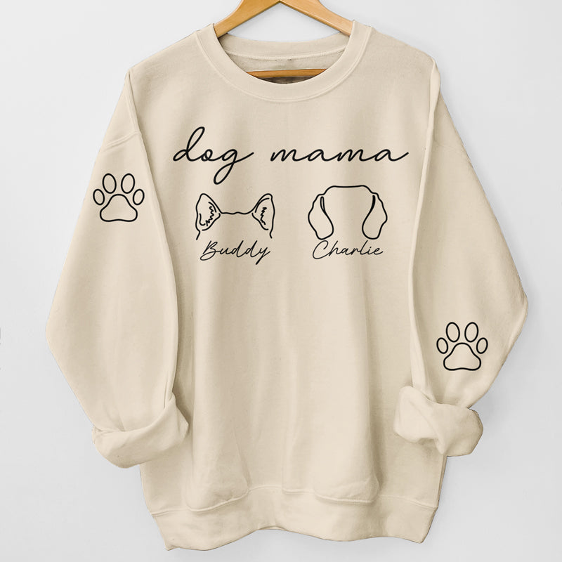 Fur Mama Ever - Dog & Cat Personalized Custom Unisex Sweatshirt