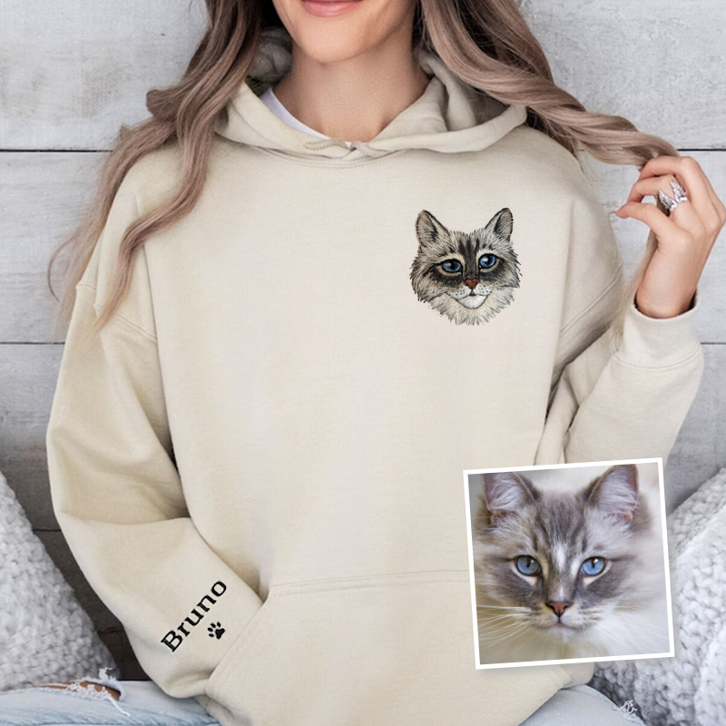 Ragdoll Cat Lover Custom Embroidered Sweatshirt Hoodie T-shirt