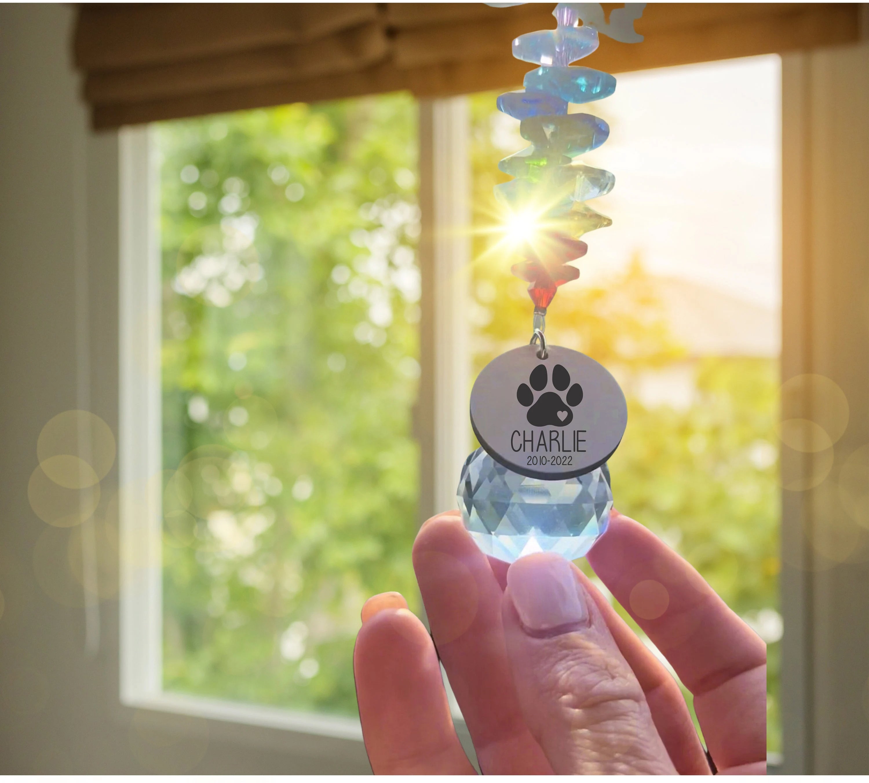 Loss of Pet Sympathy Gift Pet Memorial Suncatcher