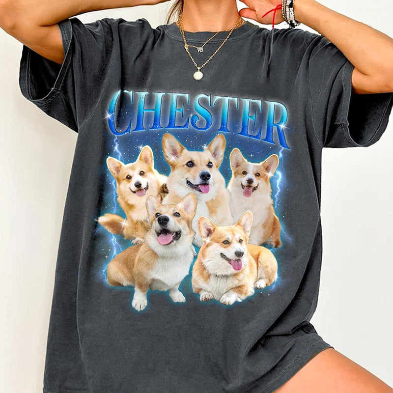 Custom Bootleg Rap Tee Dog Pet Printing T-Shirt Sweatshirt Hoodie