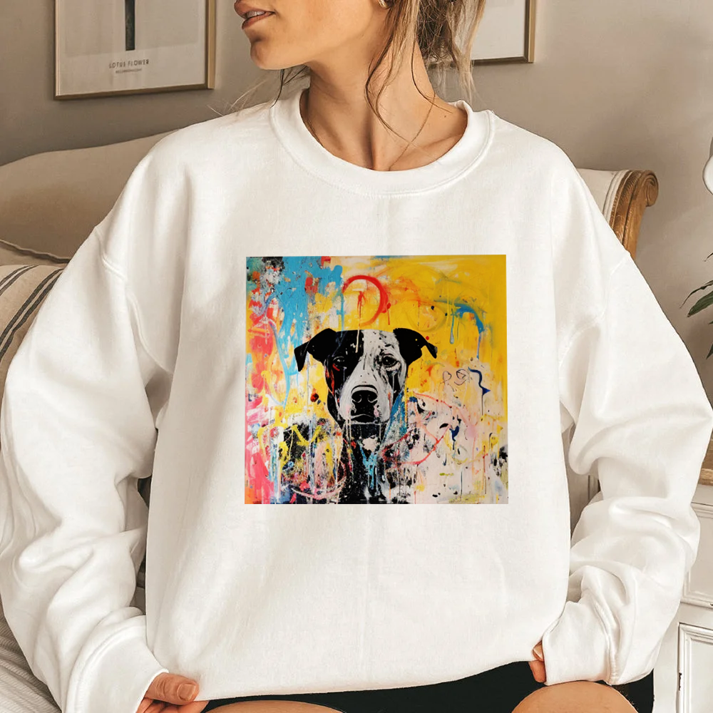 Basquiat Art Custom Pet Photo Dog Hoodie Personalized Print Sweatshirt