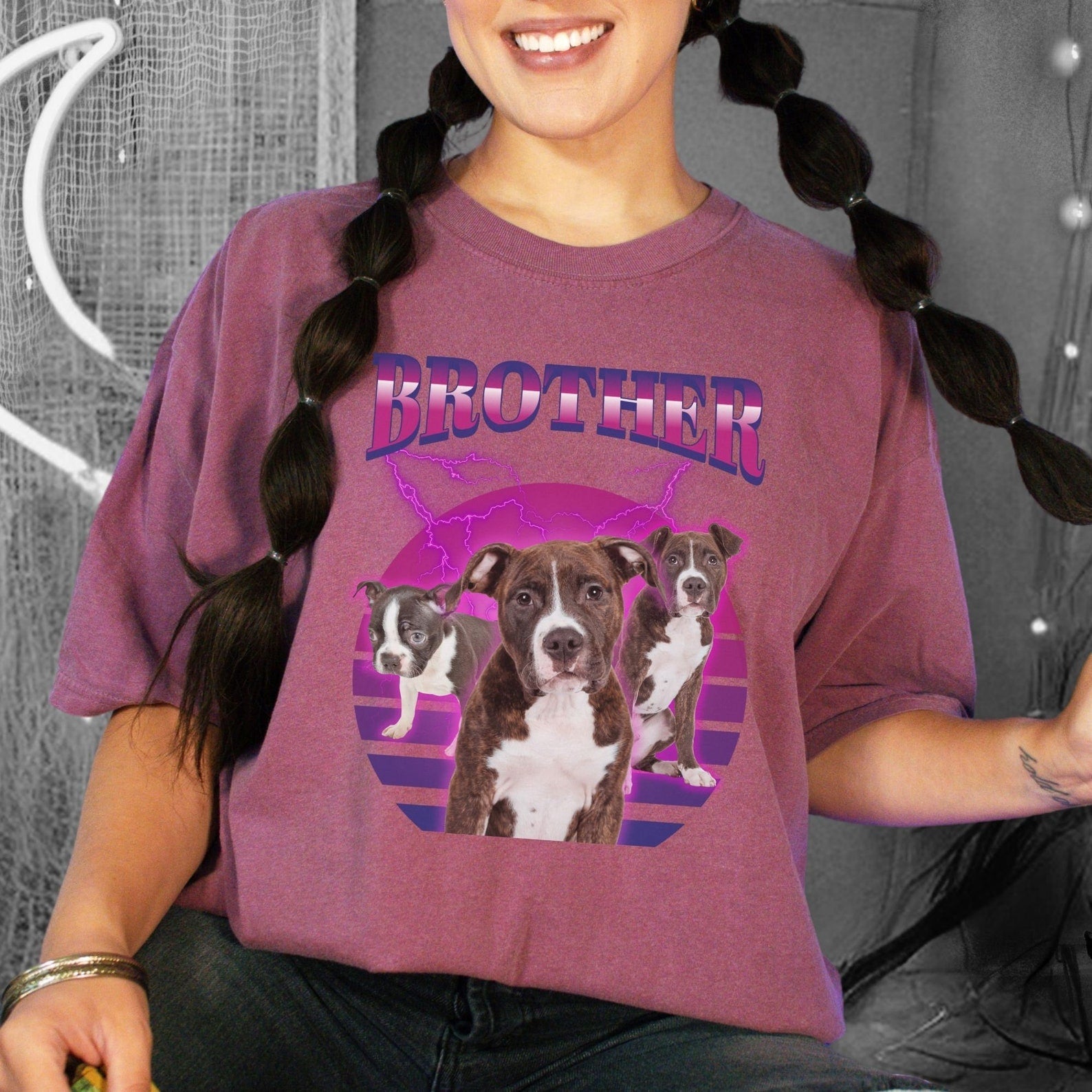 Custom Bootleg Pet Tee - 90s Retro Style, Unisex T-Shirt Sweatshirt Hoodie