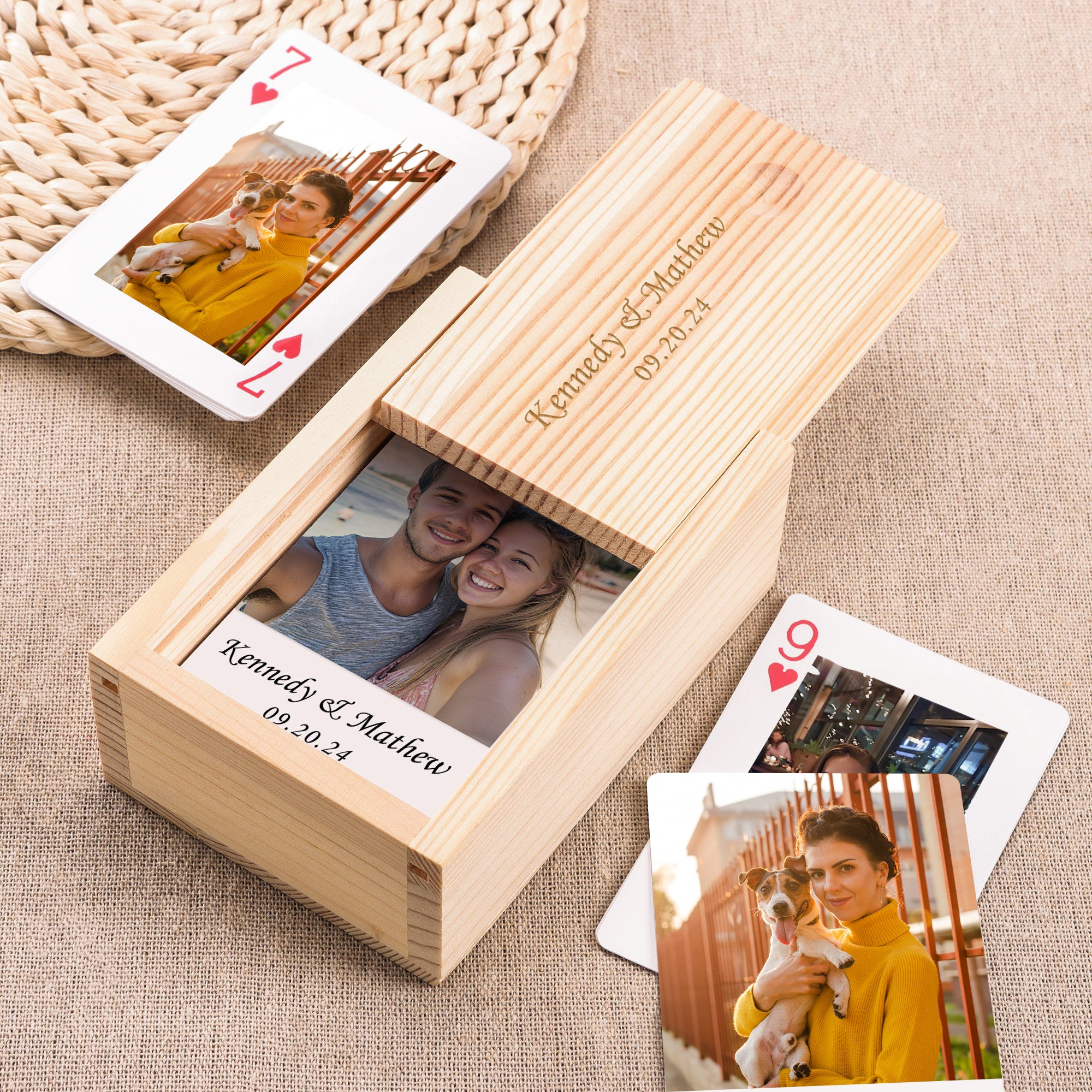 Custom Picture Playing Cards | 54 Card Deck Personalized with Your Photo | Custom Poker Card