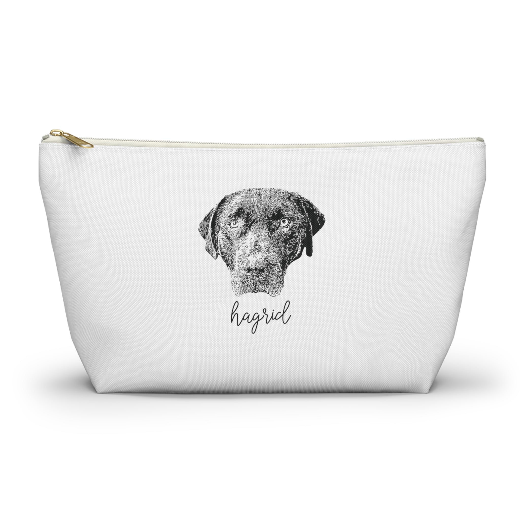 Custom Pet Portrait Printing Travel Pouch