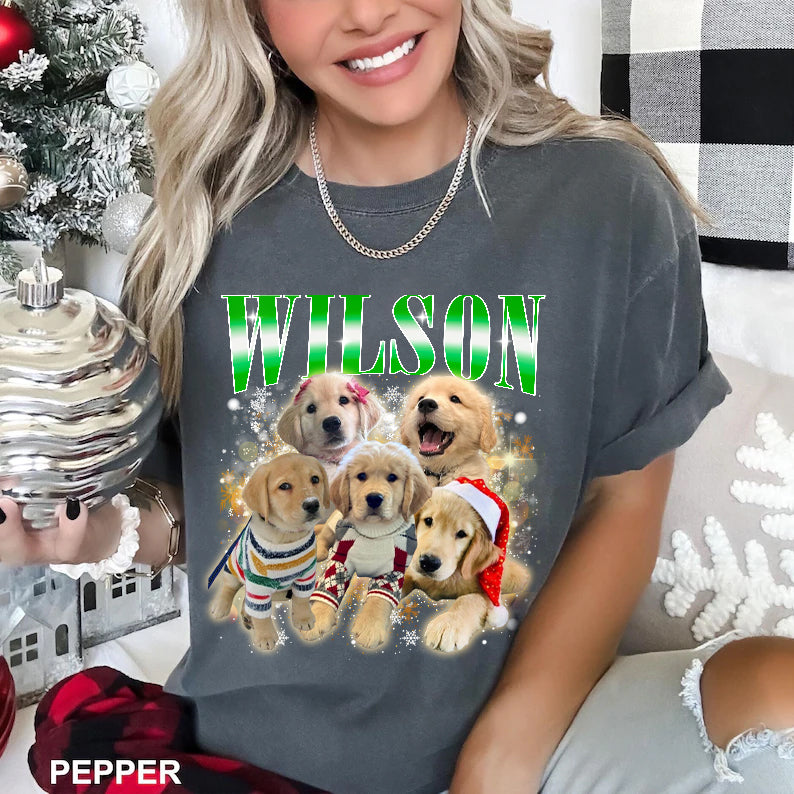 Christmas Snow Decor Custom Bootleg Dog Tee Sweatshirt, Xmas T Shirt Hoodie