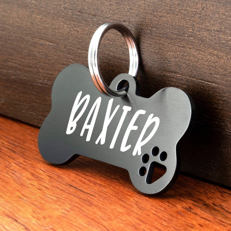 Custom Dog Tag, Personalized Engraved Dog Name Tag