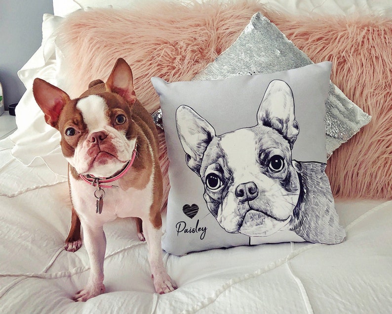 Custom Dog Pillow Personalized Dog Pillow