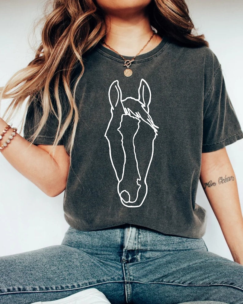 Custom Printing Horse Tee Hoodie Sweatshirt