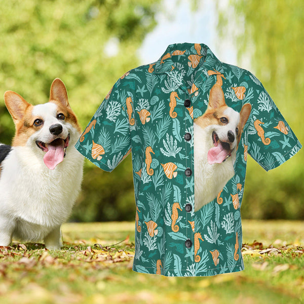 Custom Face Women Hawaiian Shirts Personalized Hawaiian Shirt With Your Pet Photo