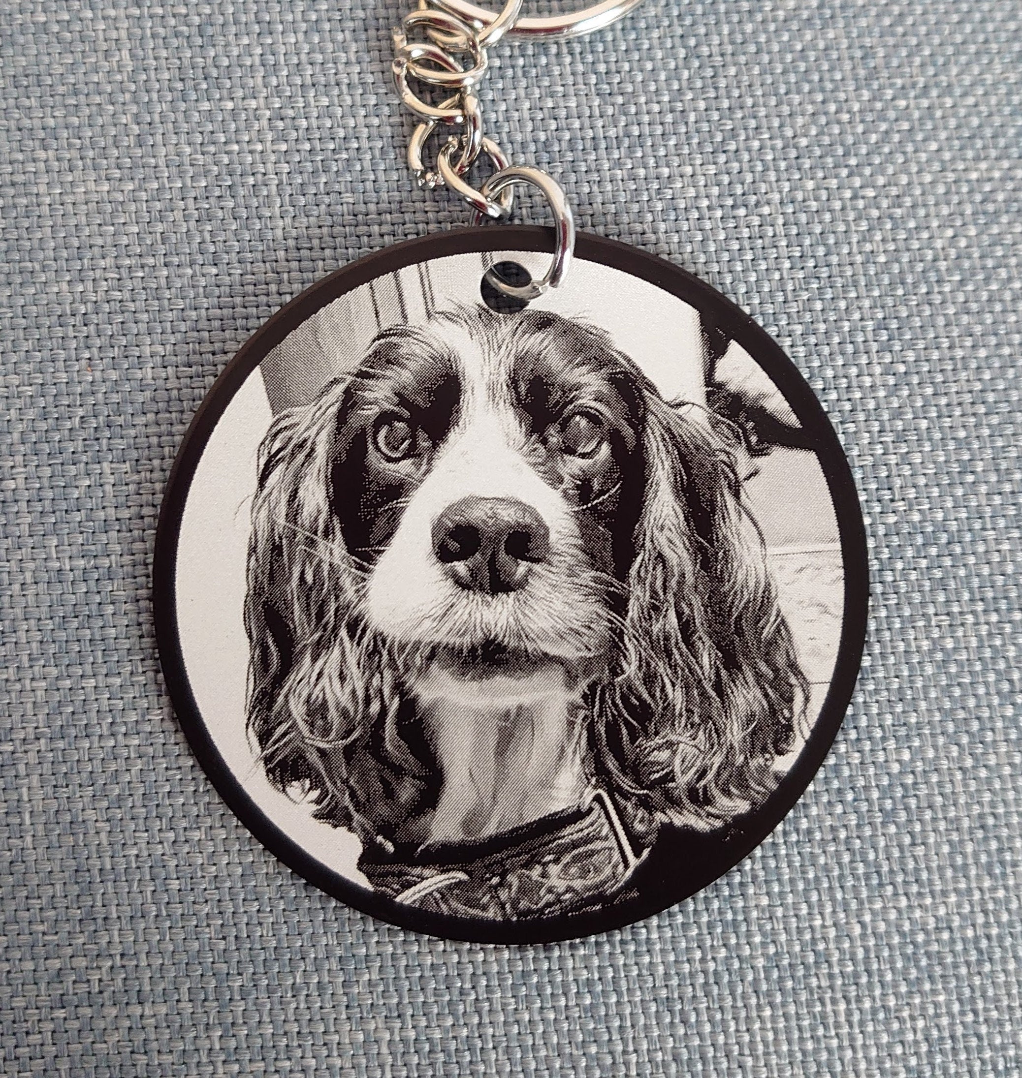 Quality Laser Engrave Metal Personalized Pet Keyring