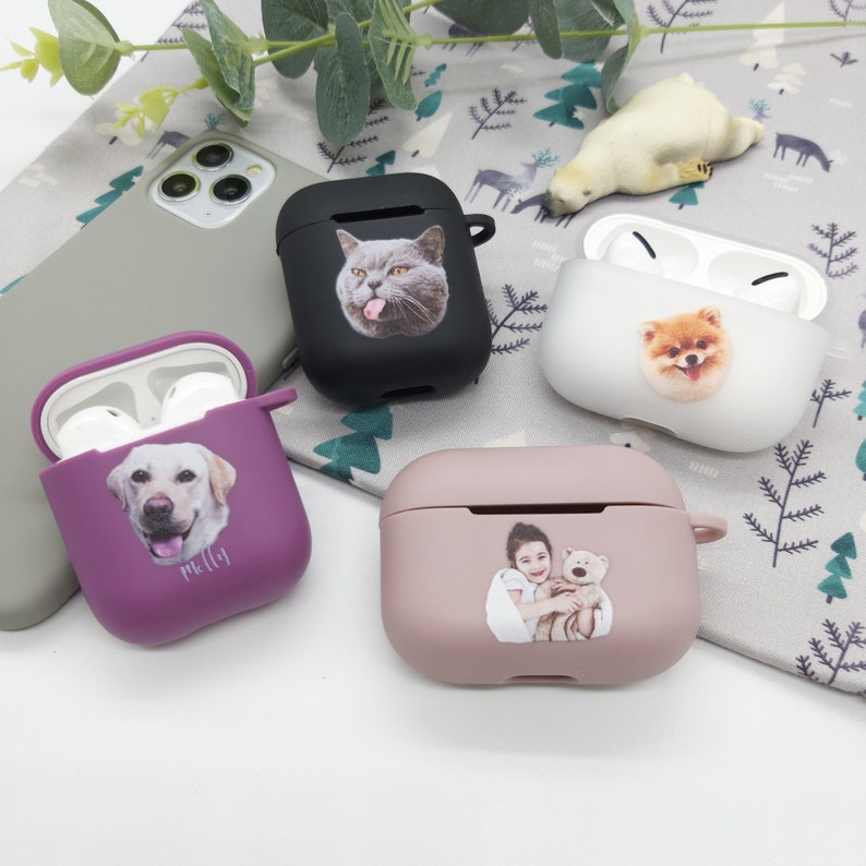 Custom AirPods Case, Personalized Photo AirPods Pro Protective Case, Unique Pet Gift